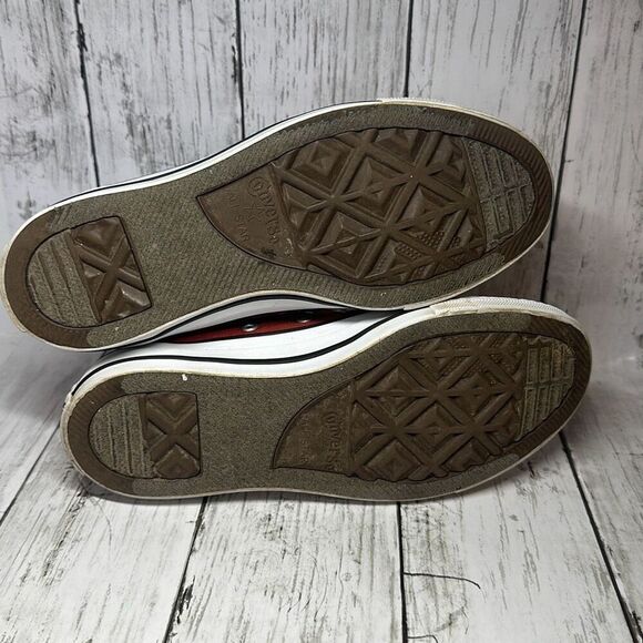 Converse Chuck Taylor All Star Low Red Sneakers 125808F Size W6 M4 - Picture 7 of 9